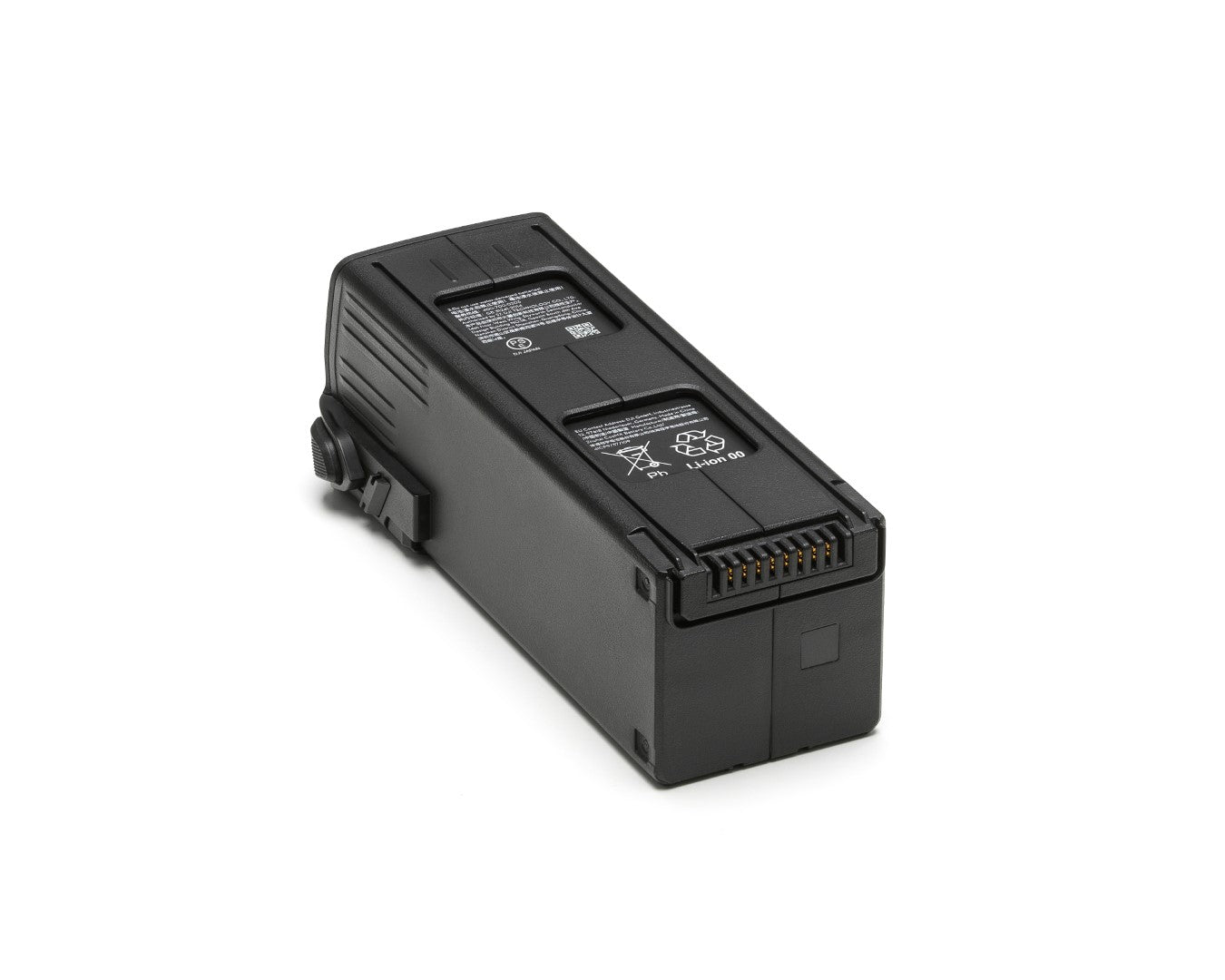 DJI Mavic 3 Intelligent Flight Battery right-facing, top-down angled view.