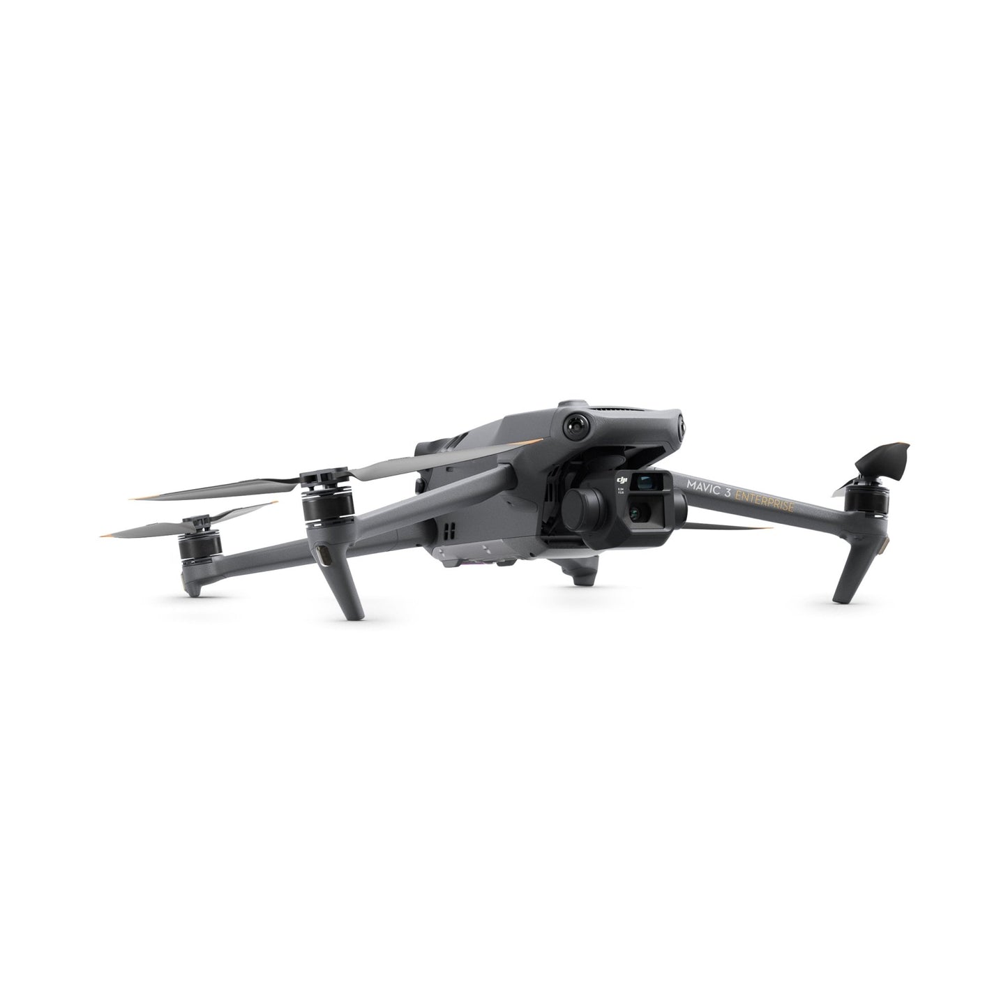 A 3/4 angle of the DJI Mavic 3E drone.