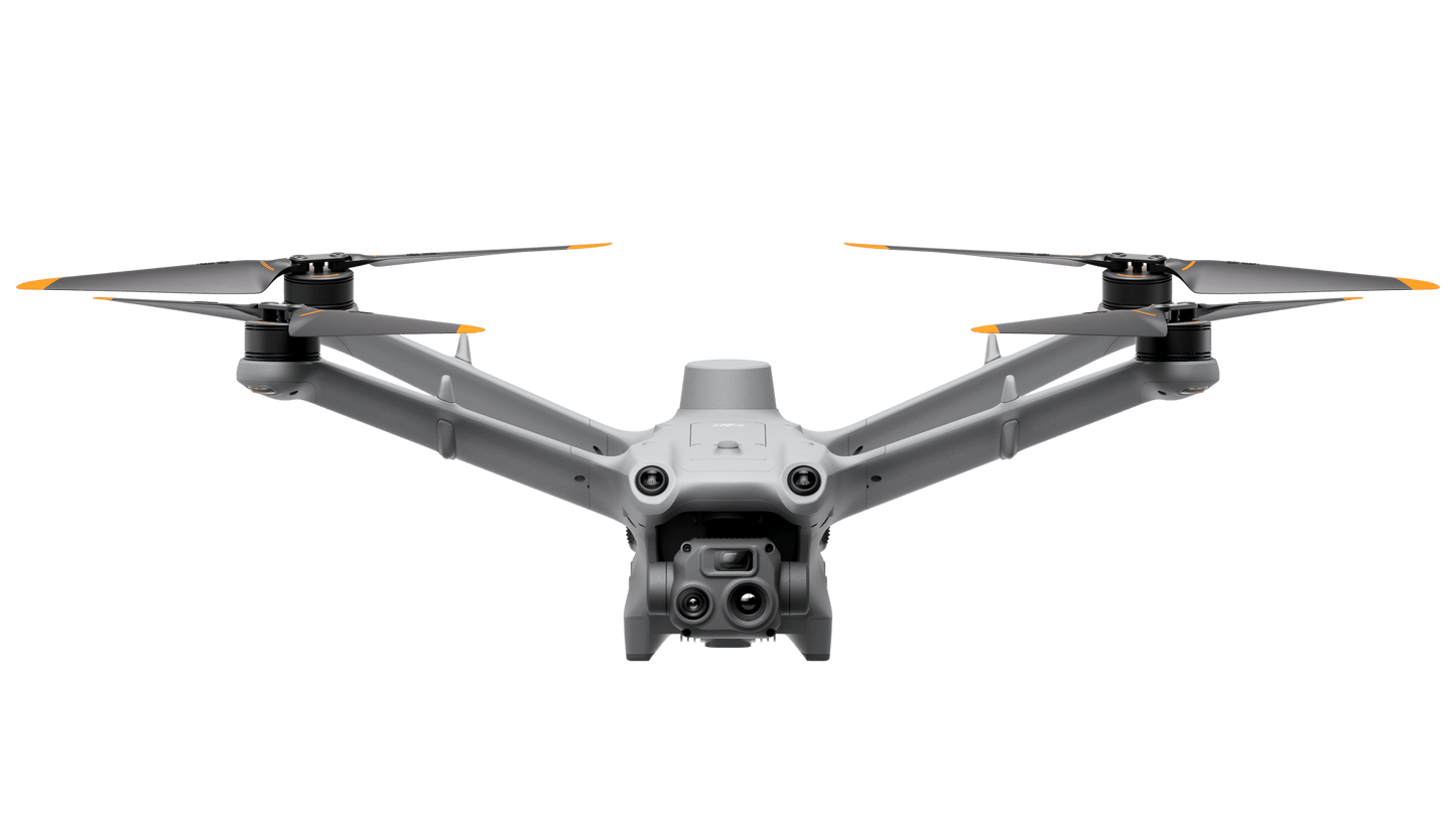 Matrice 3TD drone unfolded front-facing.