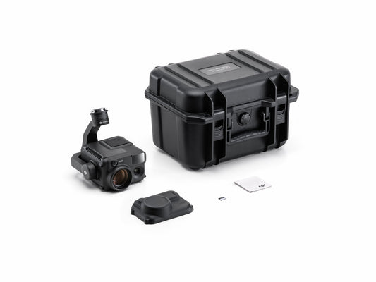 DJI Zenmuse H30 presented with its case, protective cover, microSD, and user manual.