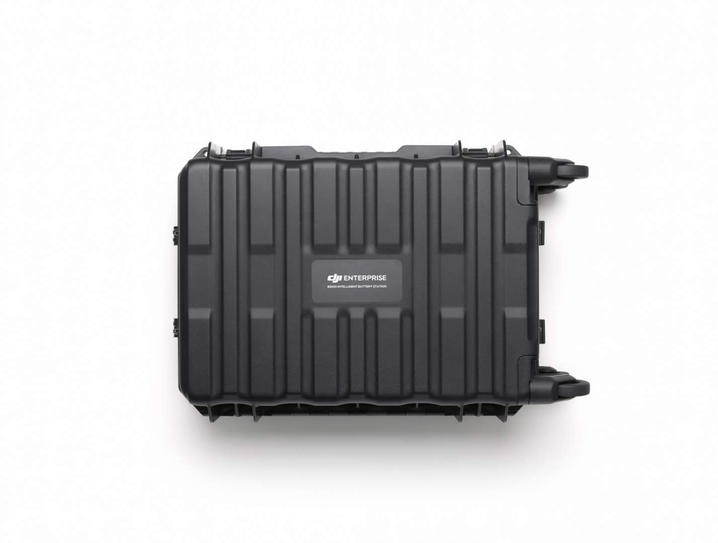 DJI BS100 Intelligent Battery Station displayed from a top-down view.