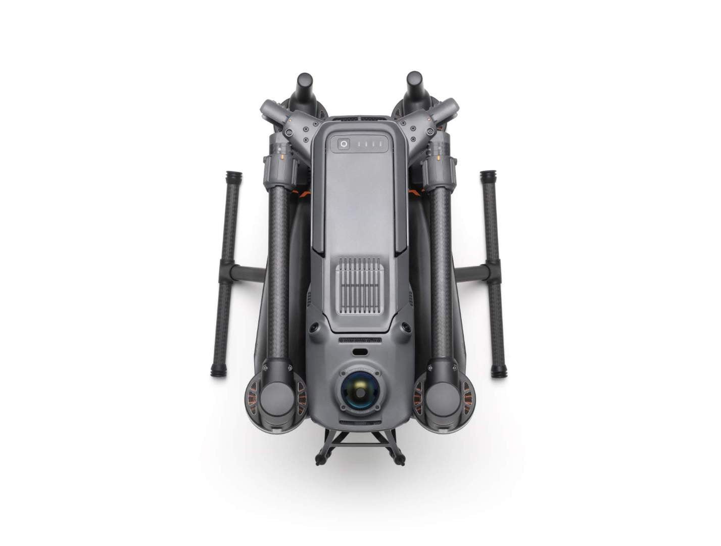 DJI Matrice 400 folded and displayed from a top-down view.