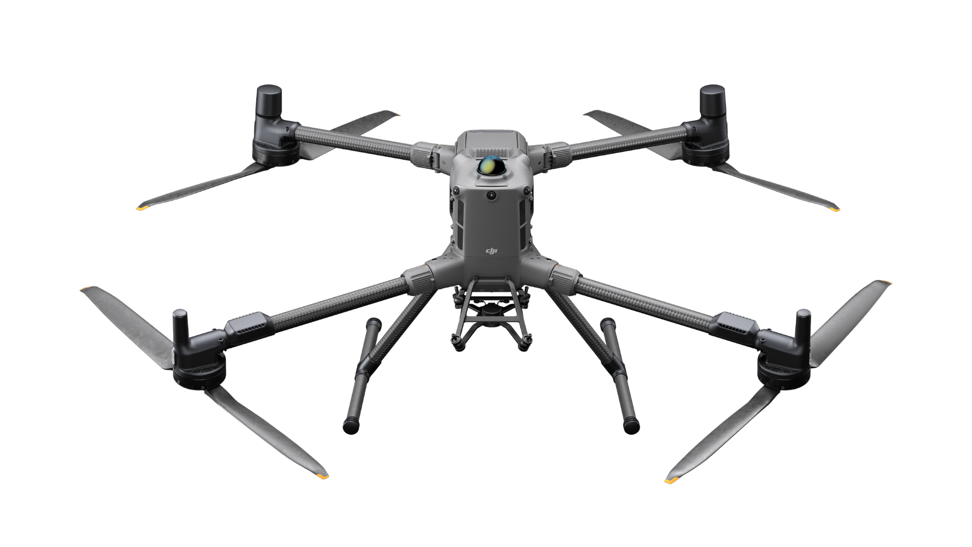 DJI Matrice 400 from the front on a slight downward angle.