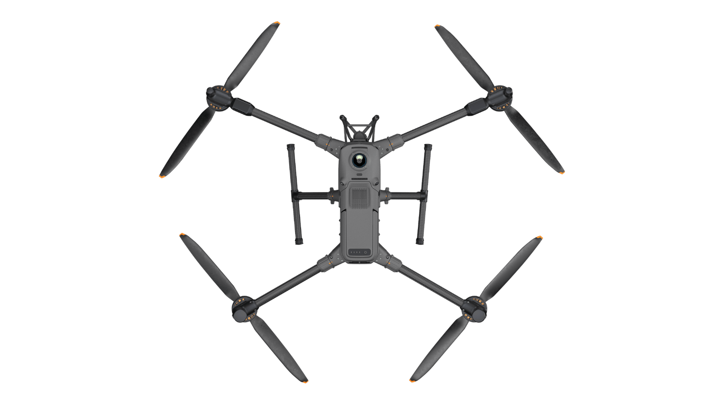 A top-down view of the DJI Matrice 400.
