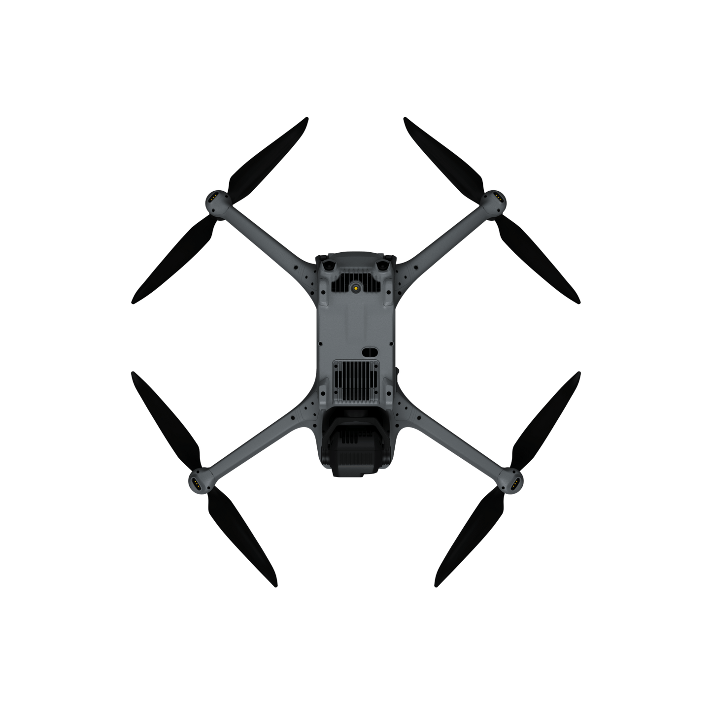 A bottom view of the DJI Matrice 4D drone