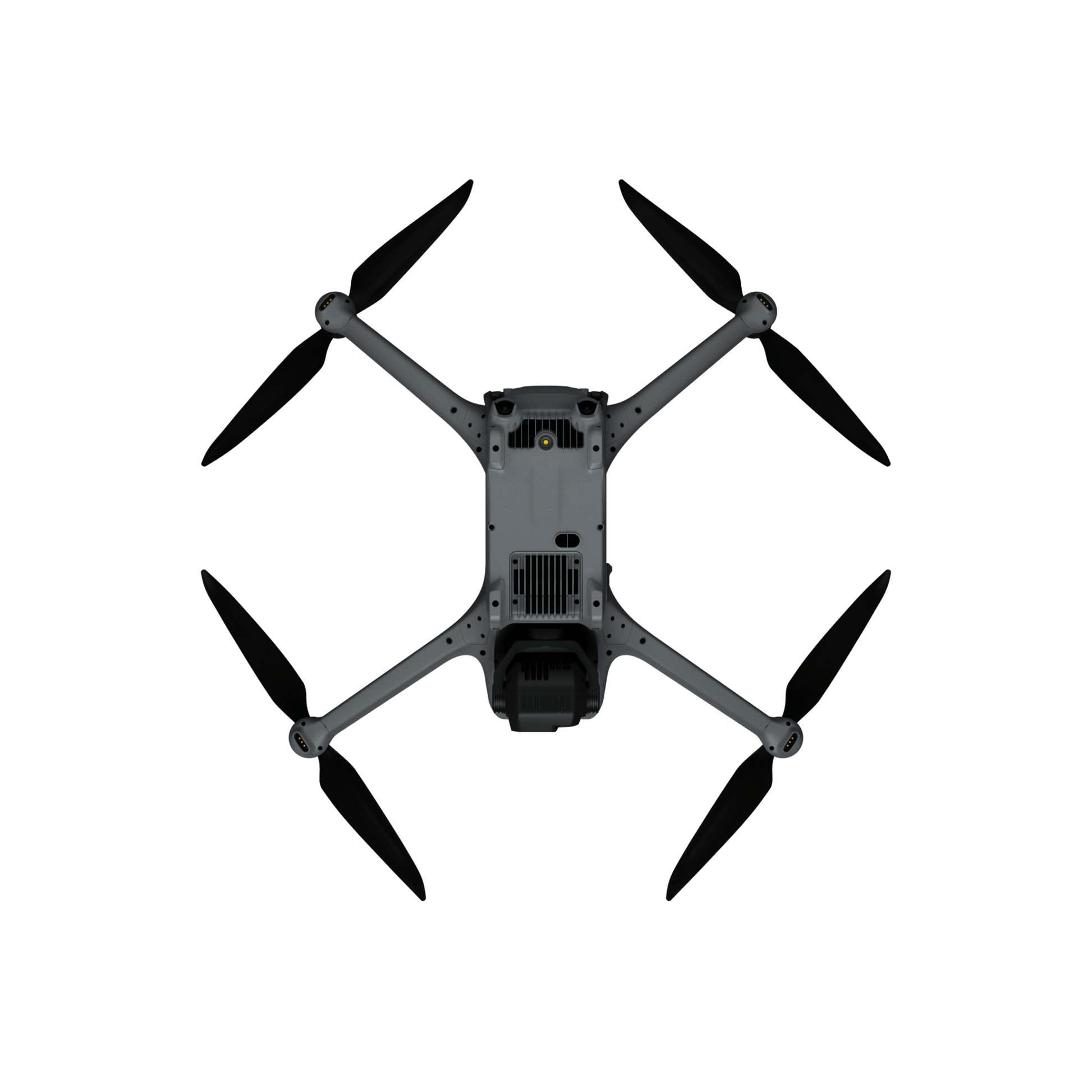 A bottom view of the DJI Matrice 4D drone