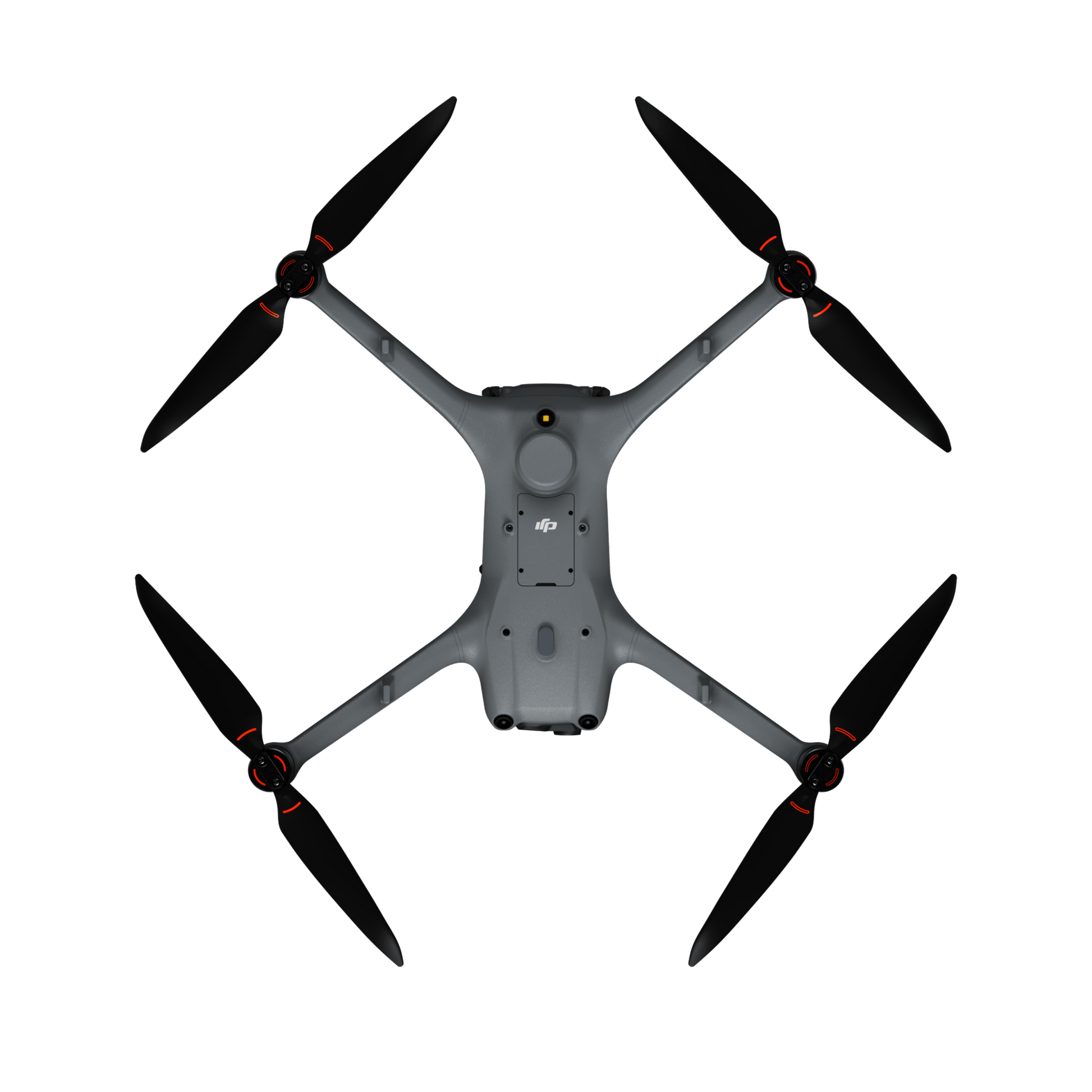 A top-down view of the DJI Matrice 4TD