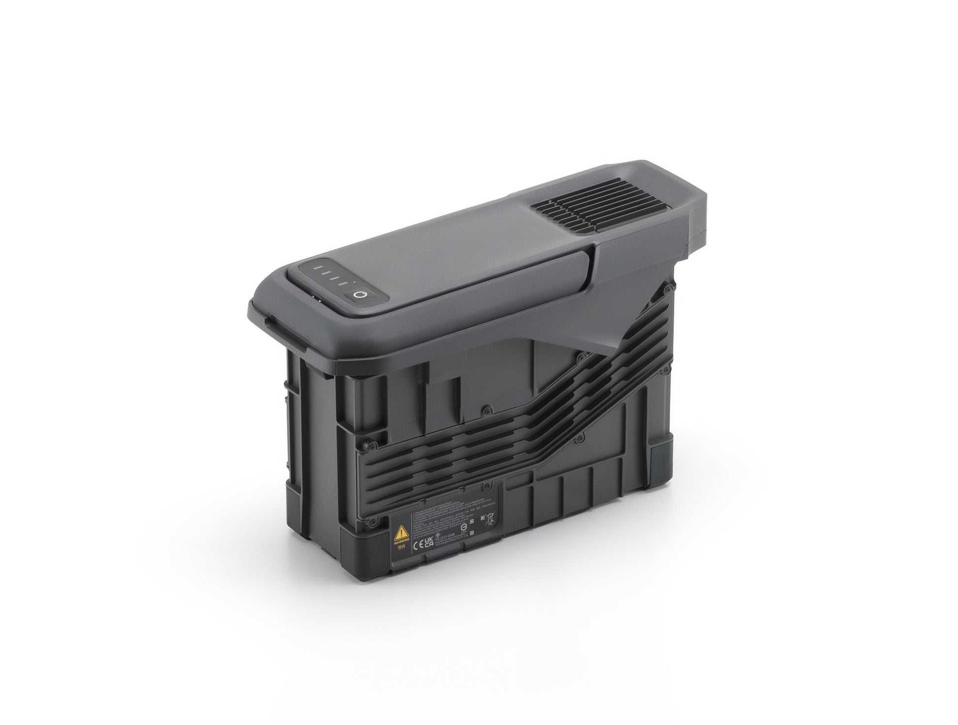 TB100 intelligent flight battery displayed on a slight angle.