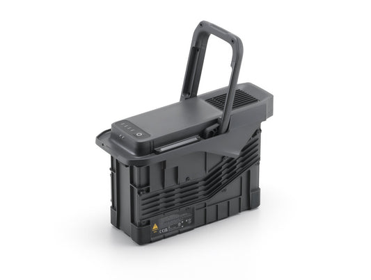 TB100 intelligent flight battery displayed on a slight angle.