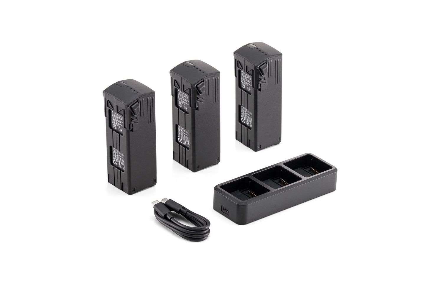 DJI Mavic 3 Enterprise Series Battery Kit 3/4 view, left-facing.