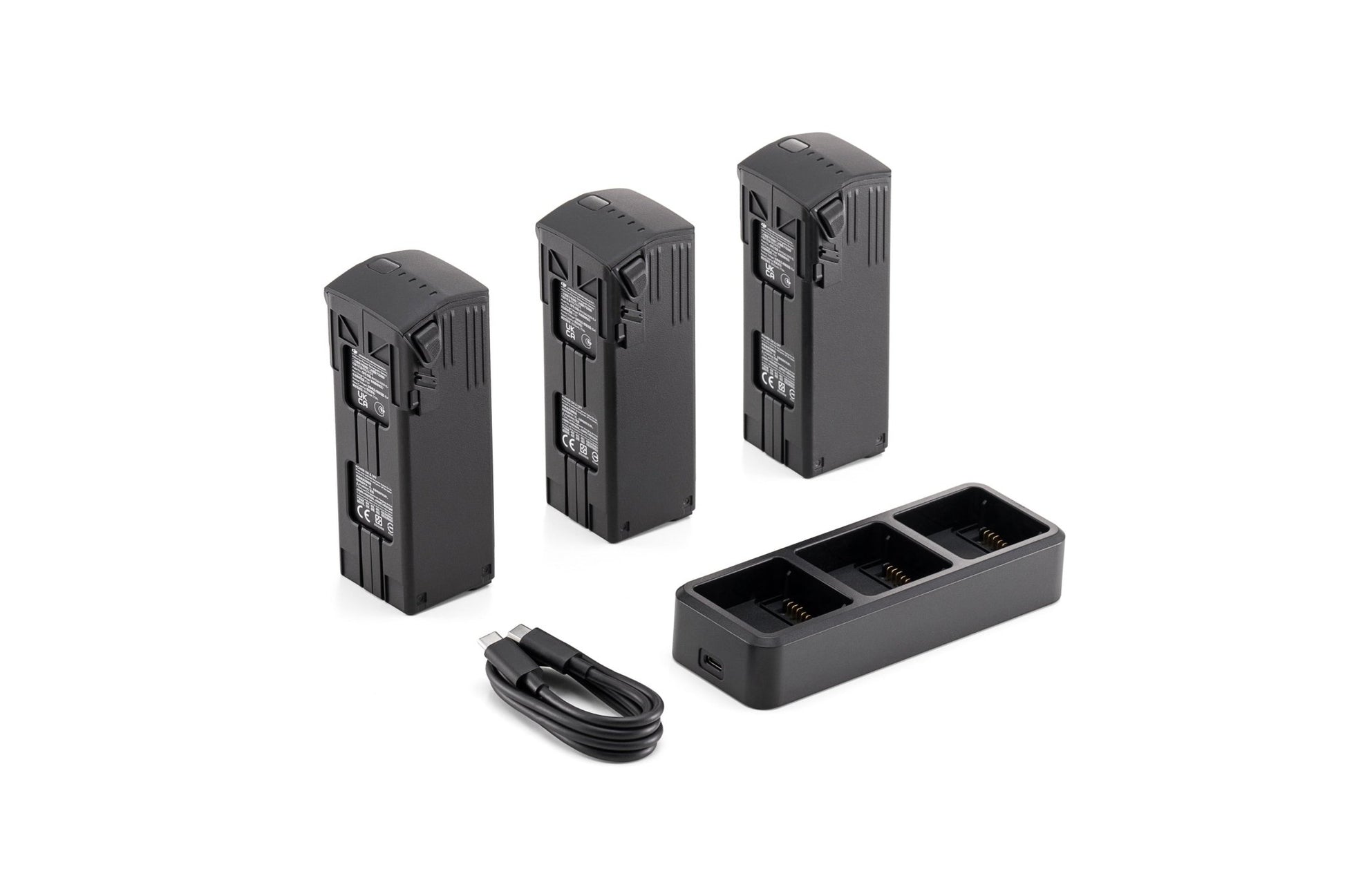 DJI Mavic 3 Enterprise Series Battery Kit 3/4 view, left-facing.