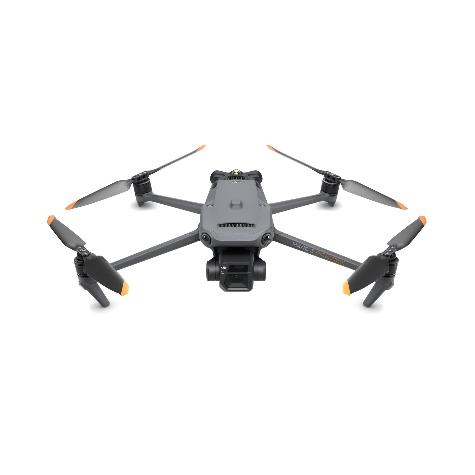 Forward-facing view of the DJI Mavic 3E drone.