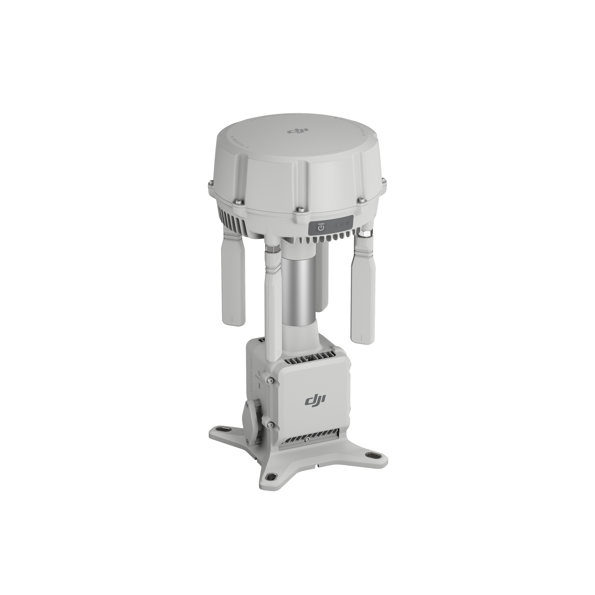 DJI O4 Ground Station from a top-down angle against a white background