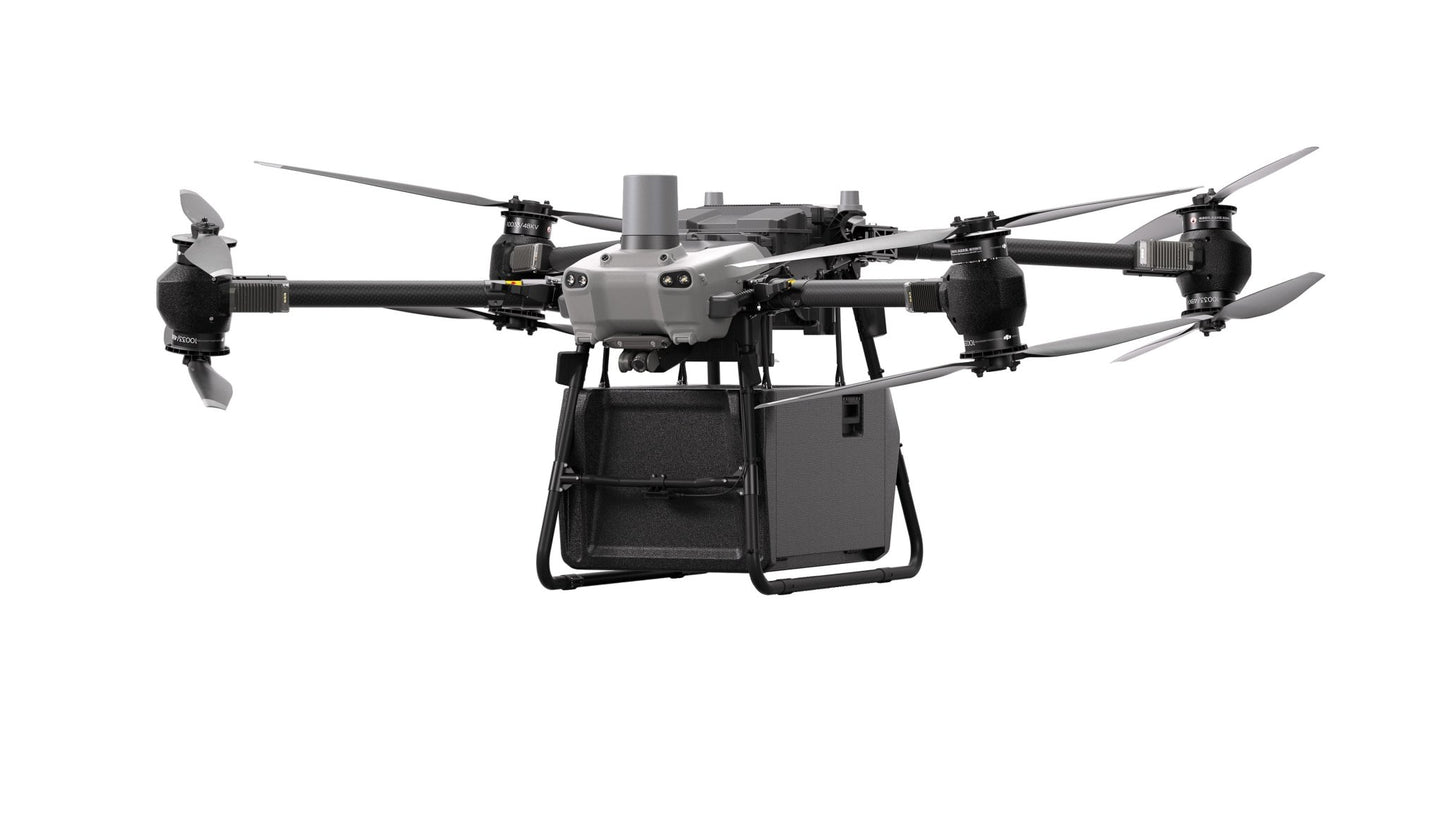 DJI FlyCart 30 front left-facing angled view