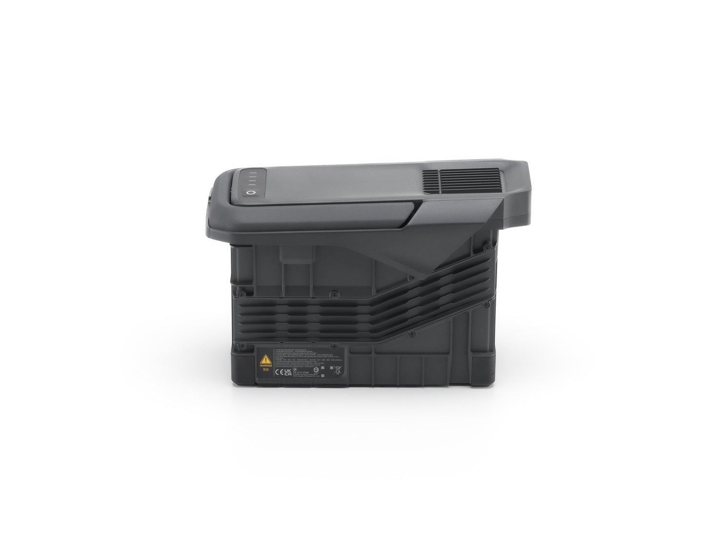 A side view of the DJI TB100 intelligent flight battery.