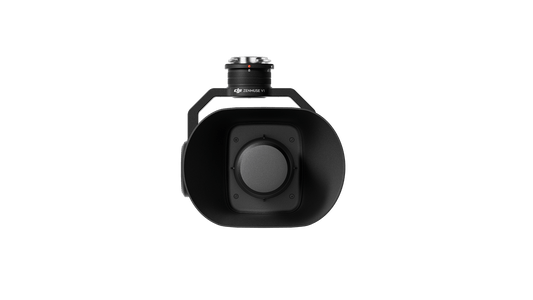 The DJI Zenmuse V1 speaker facing forward.